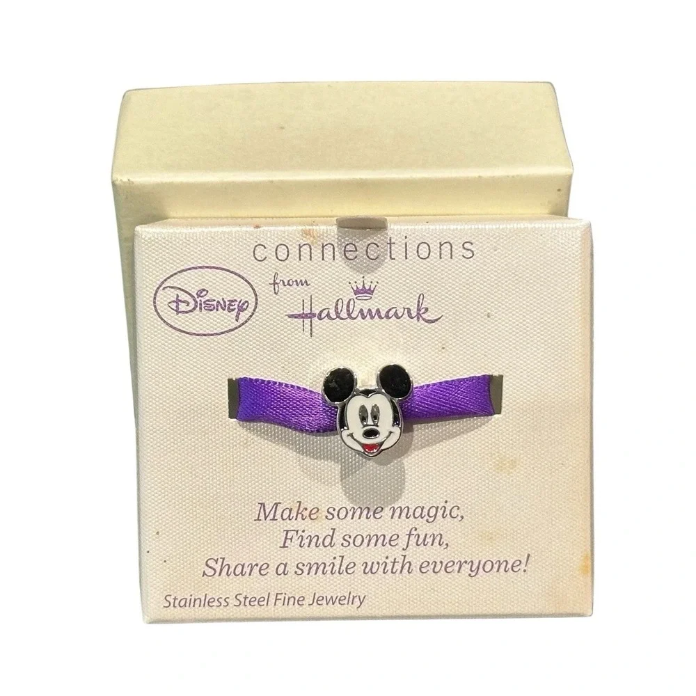 Disney Connections Hallmark Stainless Steel Mickey‎ Mouse Charm Jewelry